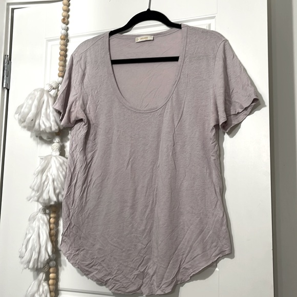 Scoop neck T-shirt - GOLDEN by TNA - Picture 1 of 2